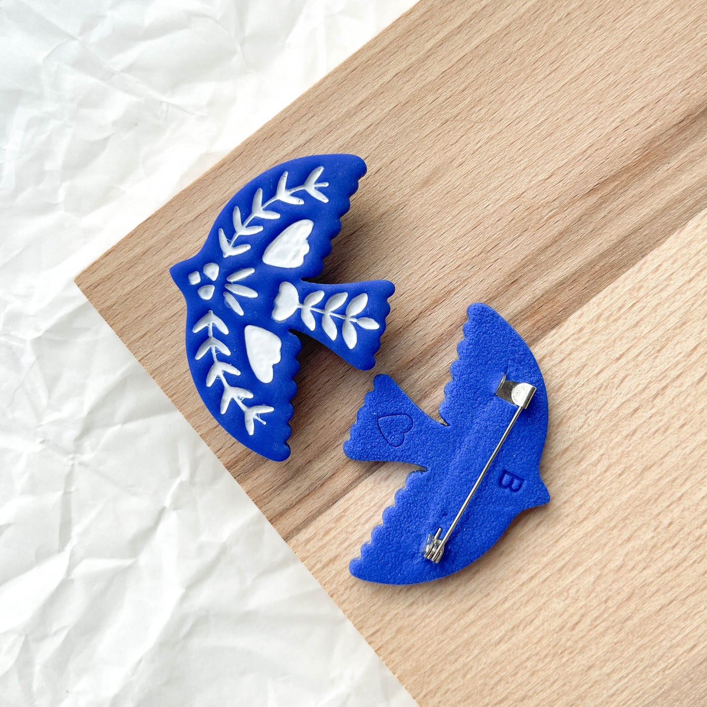 Folk Dove Pin