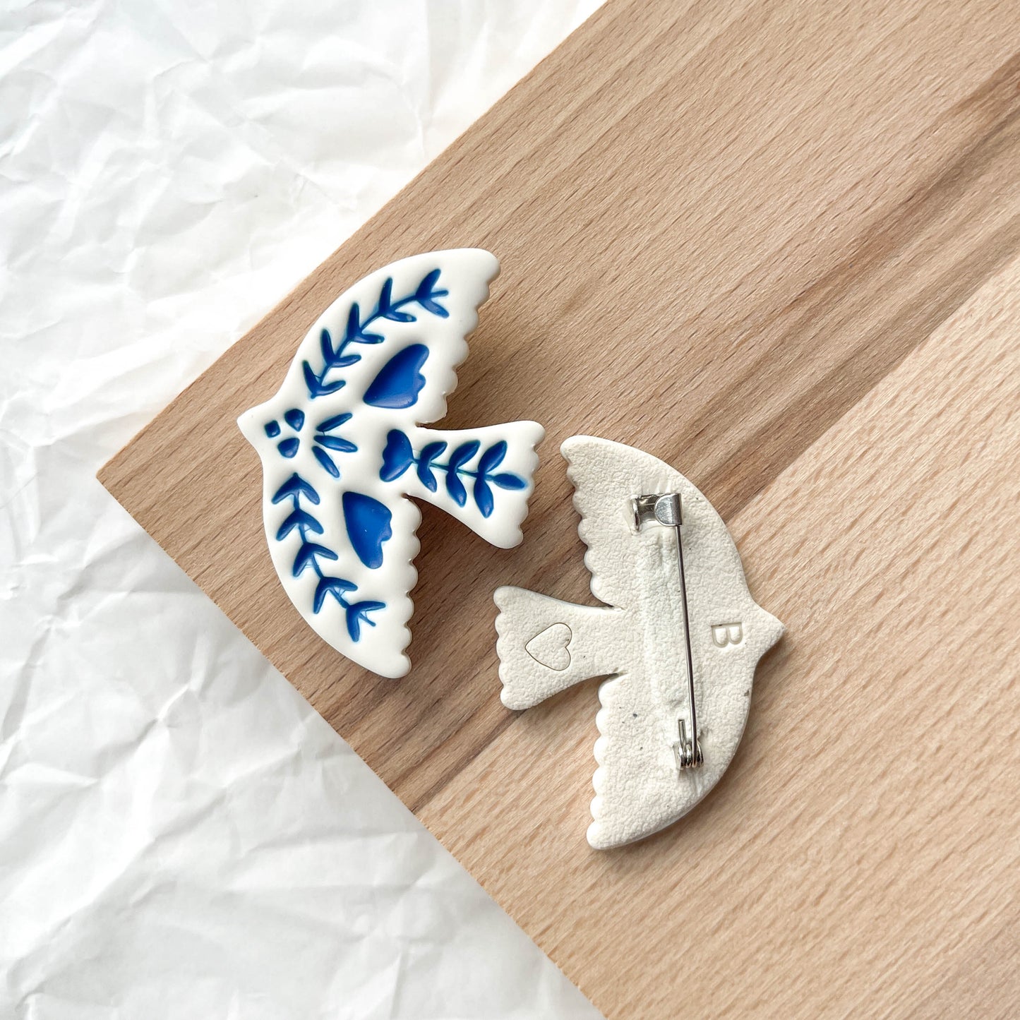 Folk Dove Pin