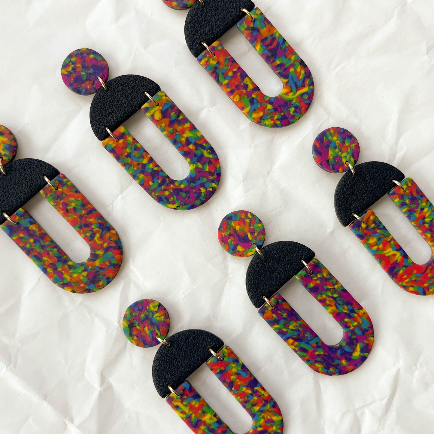 Aura Dangles | confetti