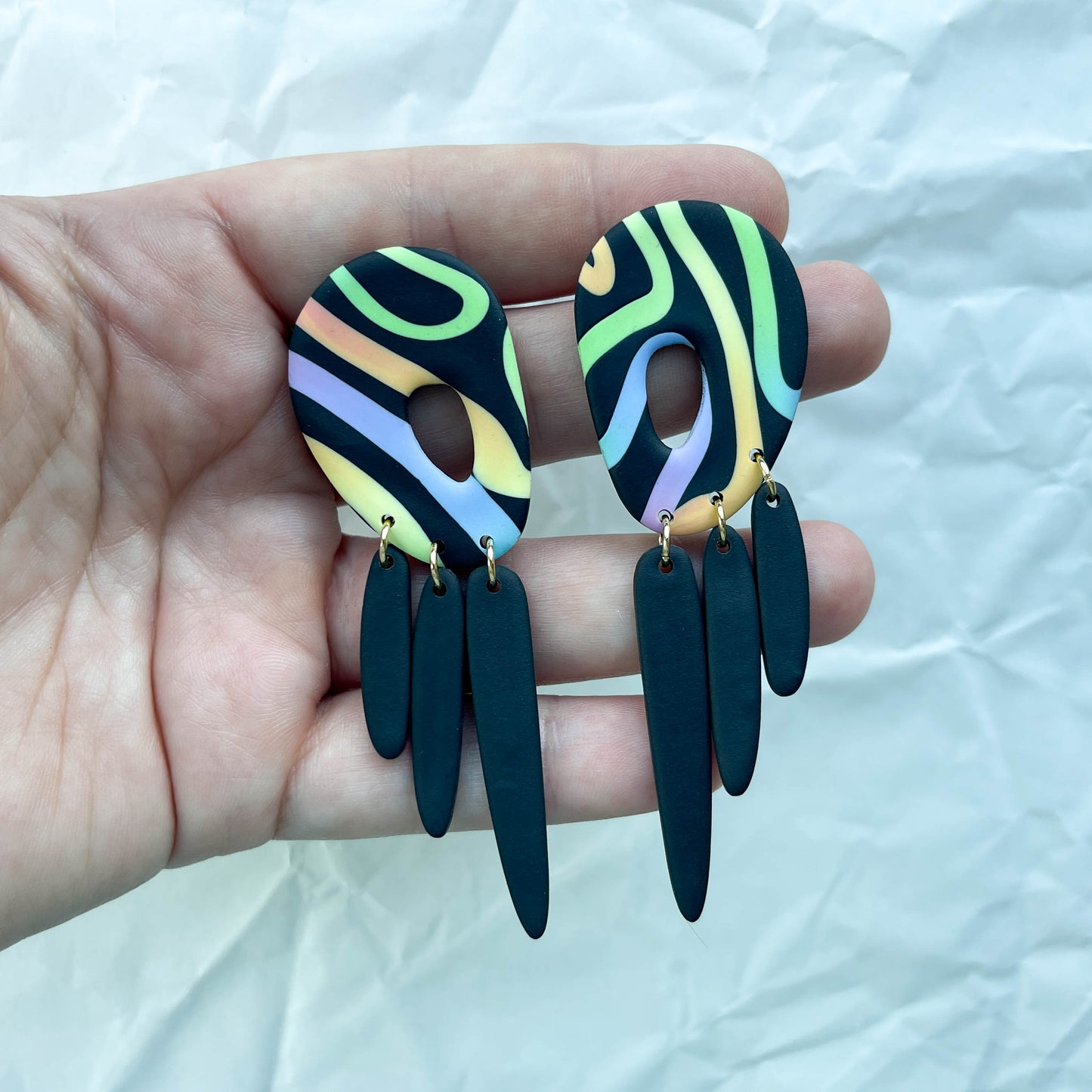 Gemdrops Studs | rainbow