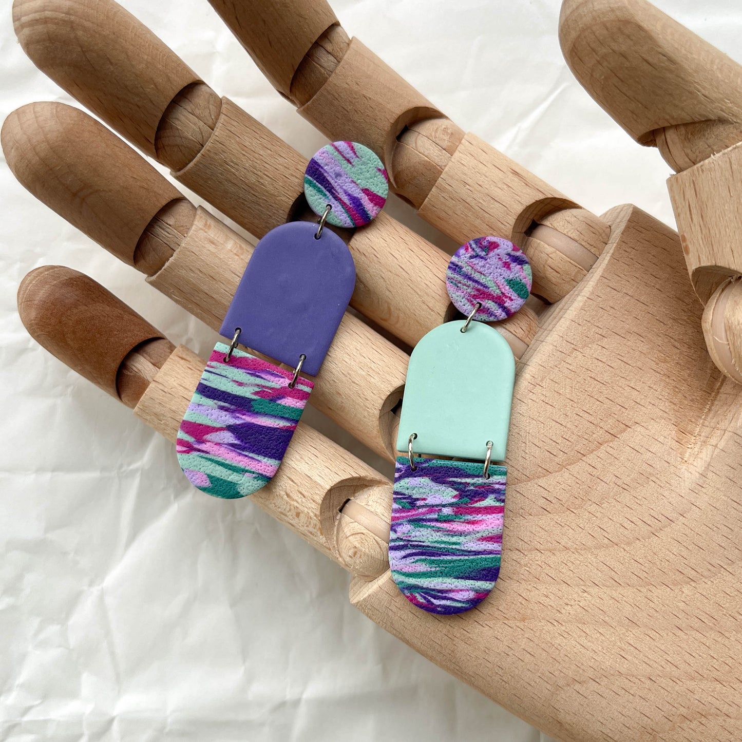 Nova Dangles | marble