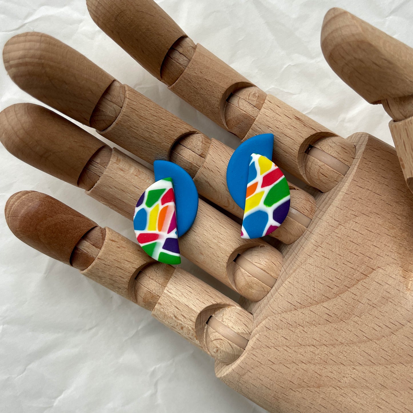 Duo Studs | kaleidoscope