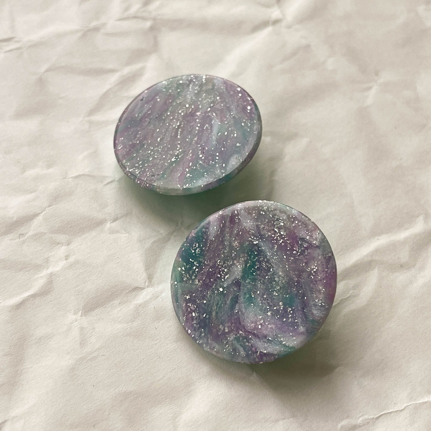 Moon Clip-on | marble