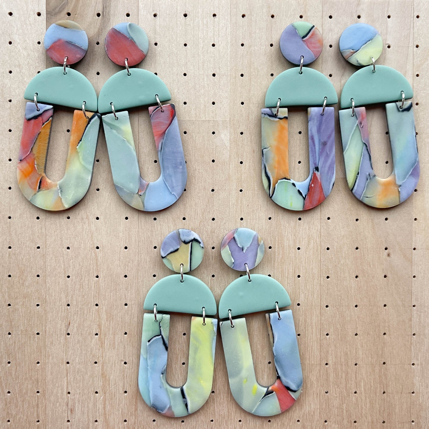 Aura Dangles | watercolor