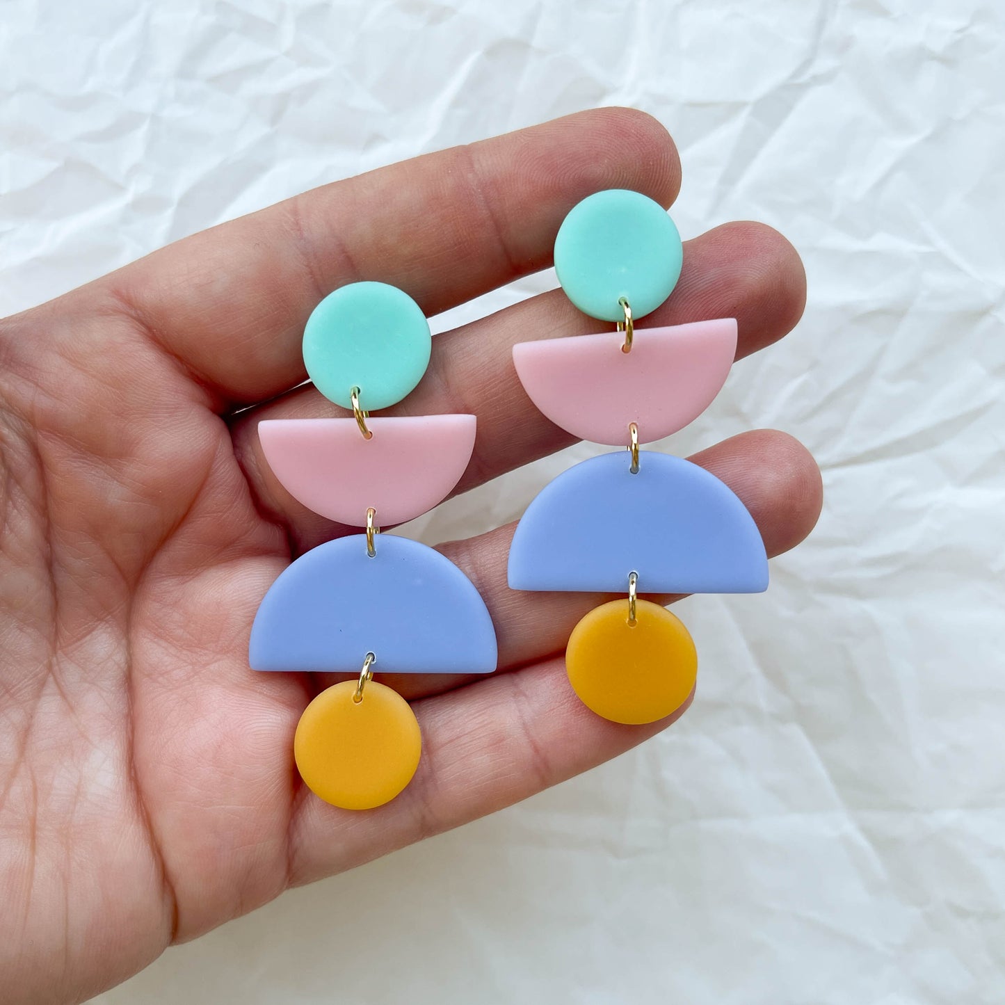 Geometric Drops Dangles | opaline