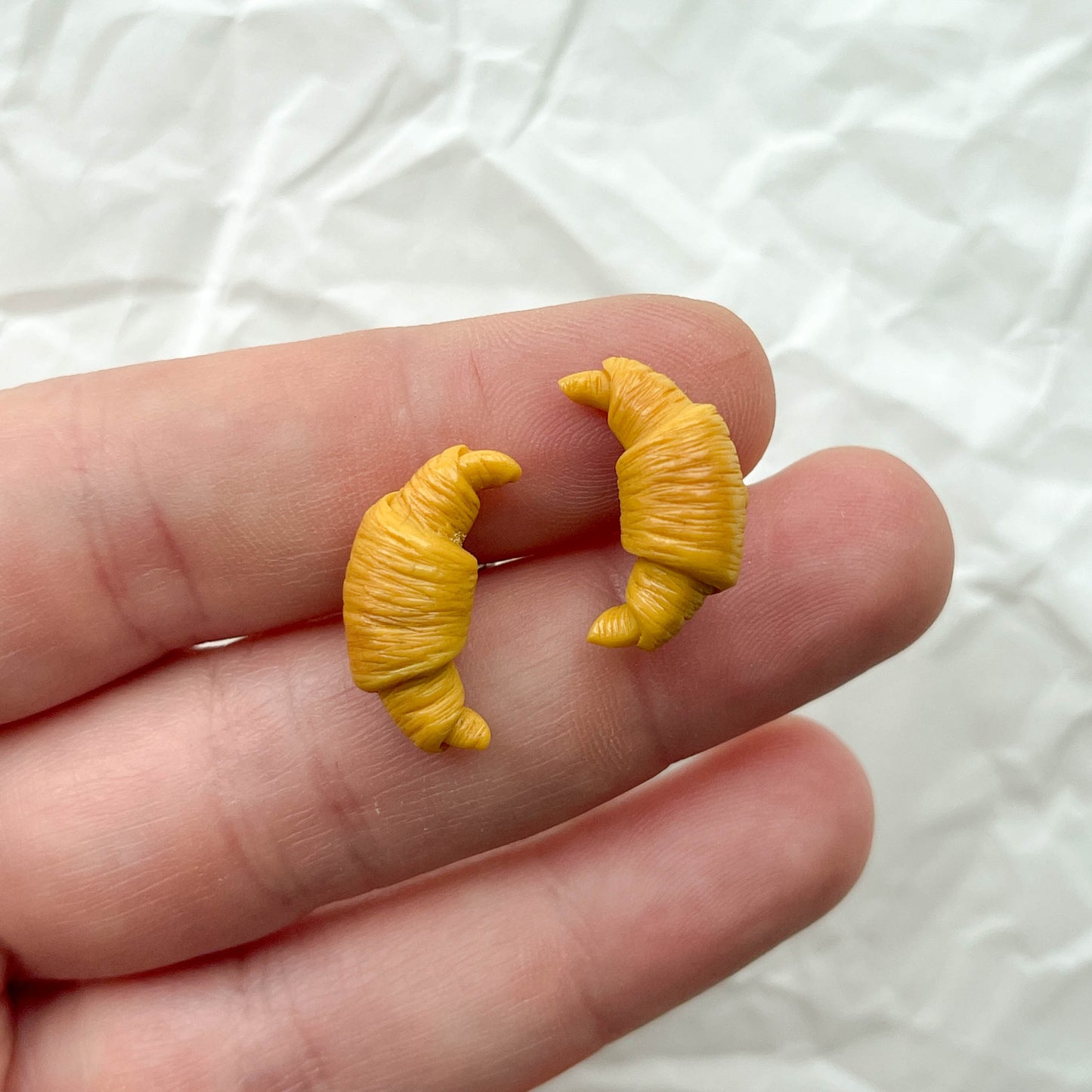 Mini Croissant Studs