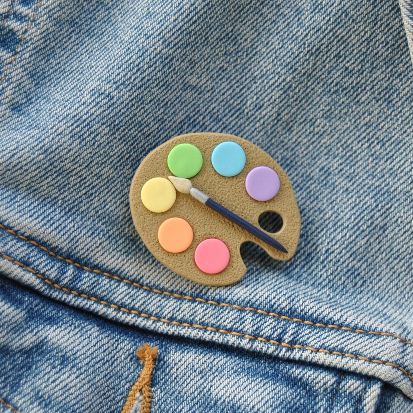 Painters Palette Pin