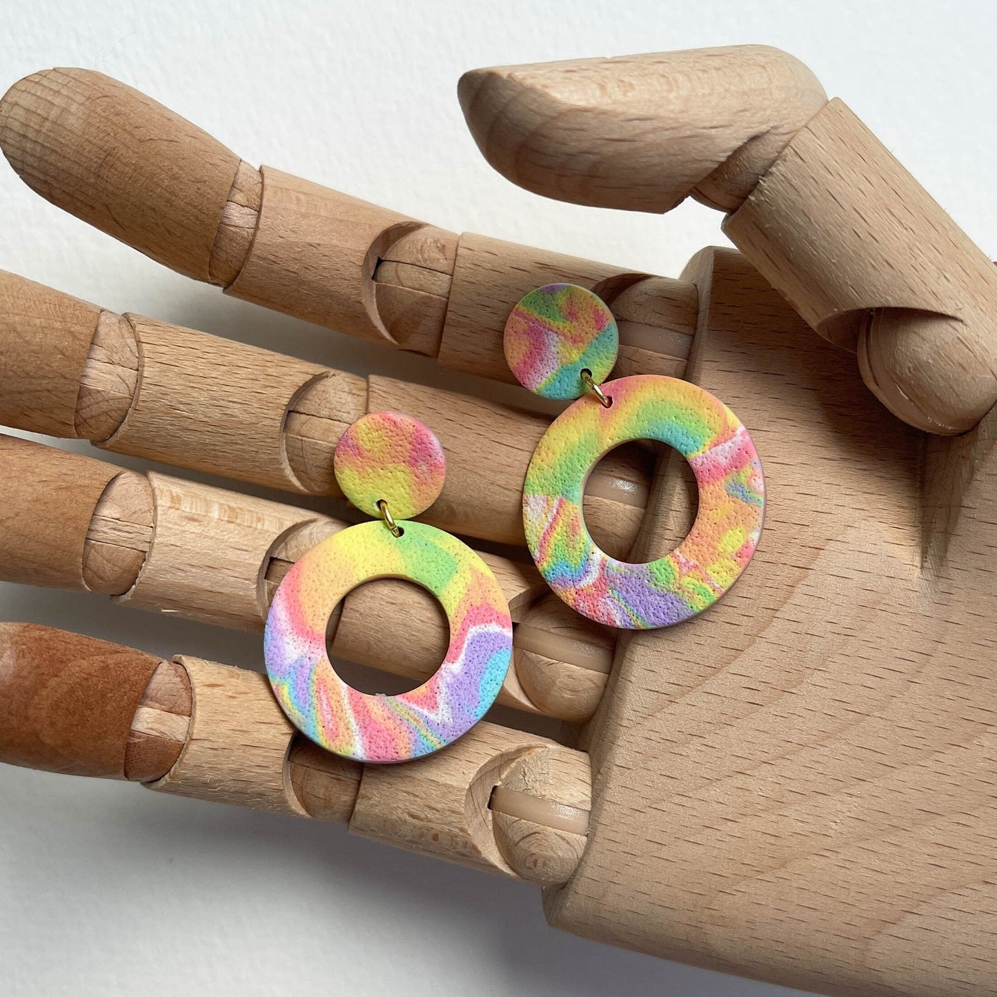 Opal Dangles | mokume gane