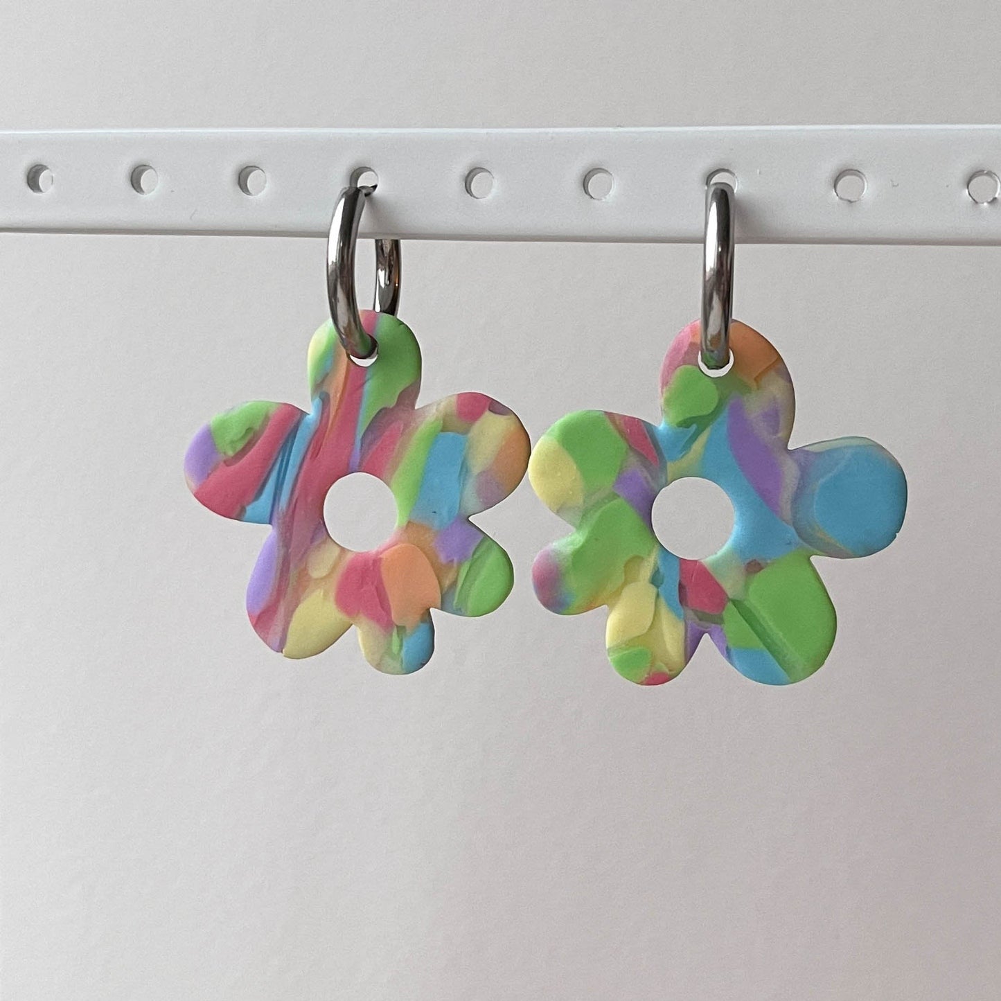 Blossom Hoops | glow in the dark
