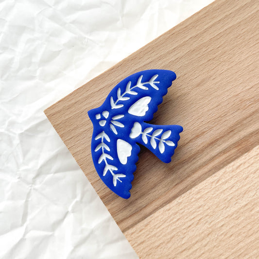 Folk Dove Pin