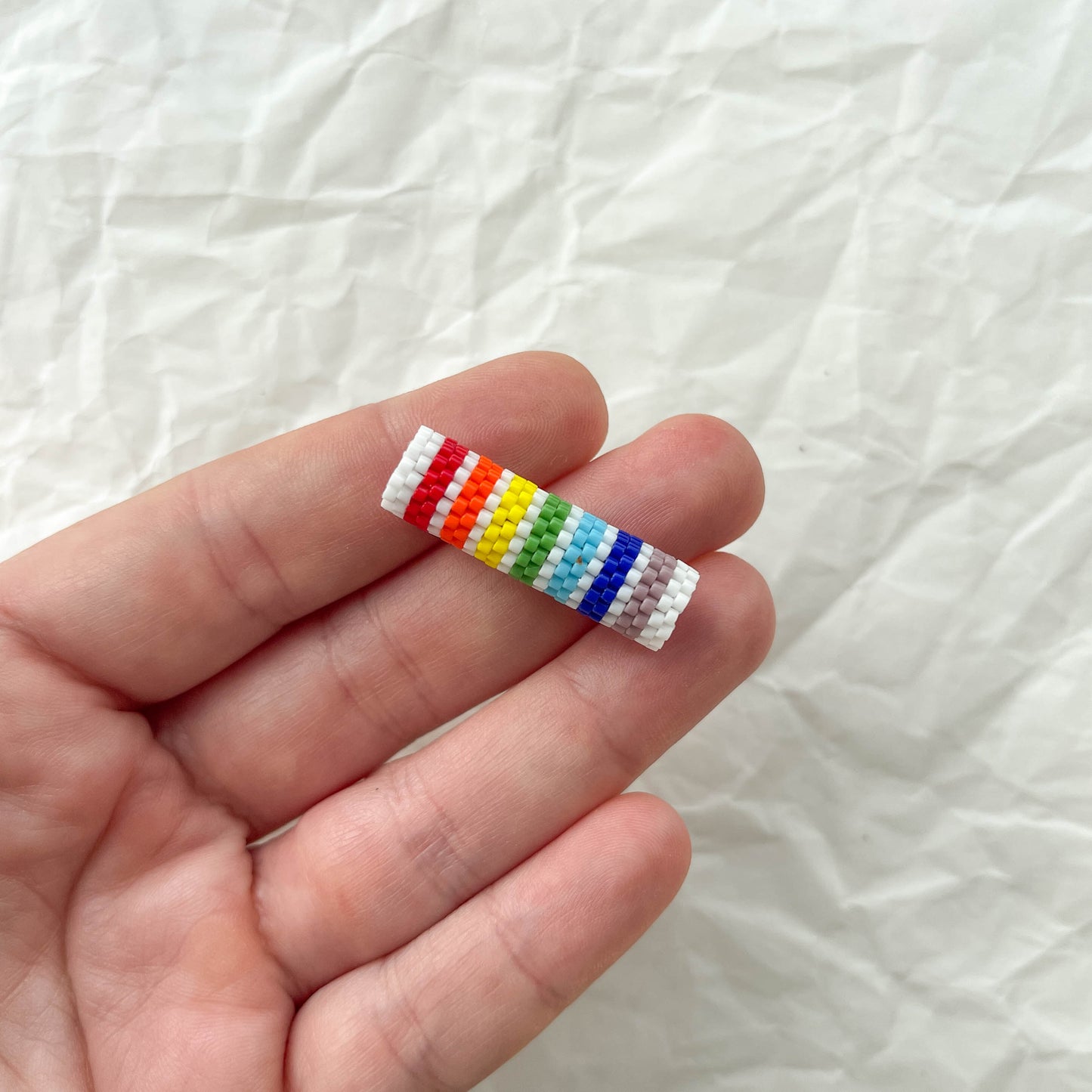 White Rainbow Necklace