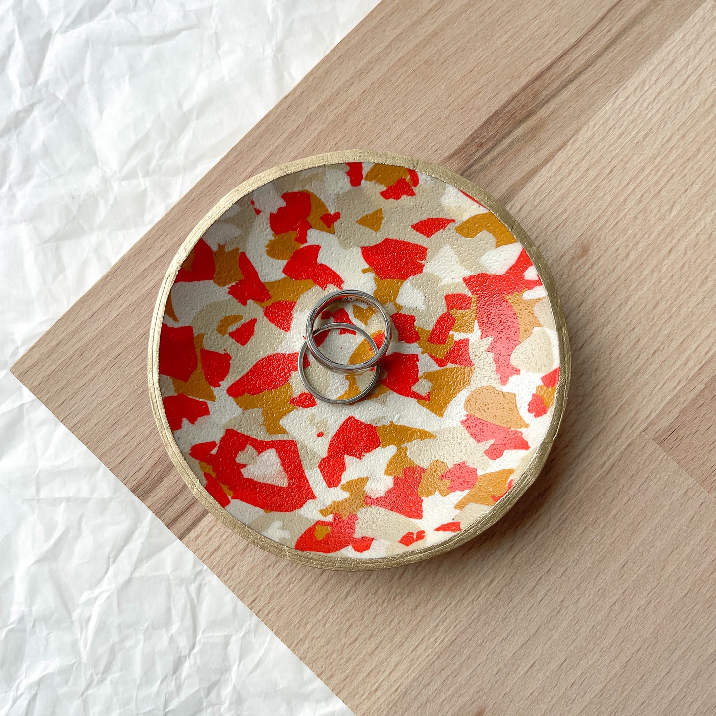 Trinket Dish | fall terrazzo
