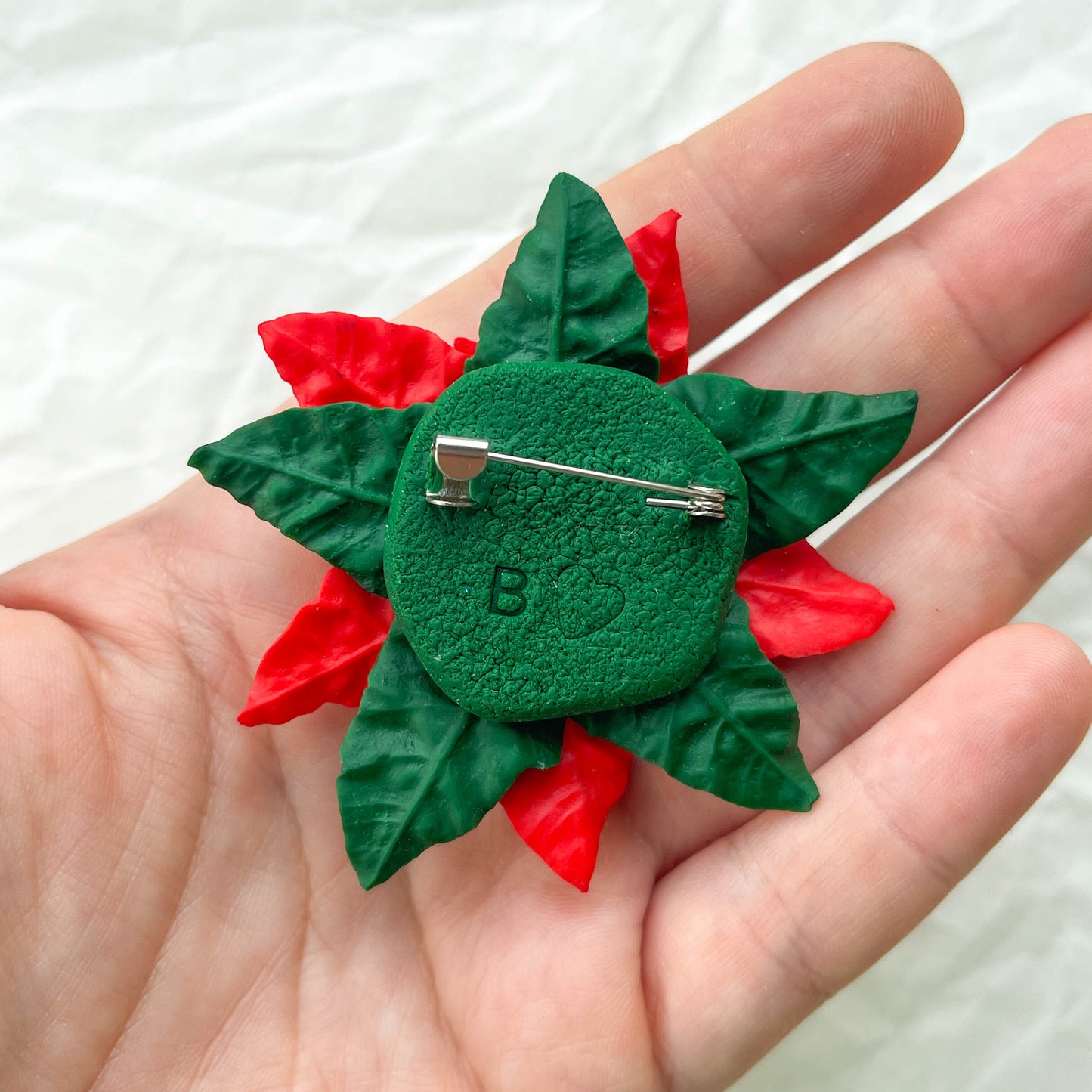 Poinsettia Pin