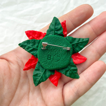 Poinsettia Pin
