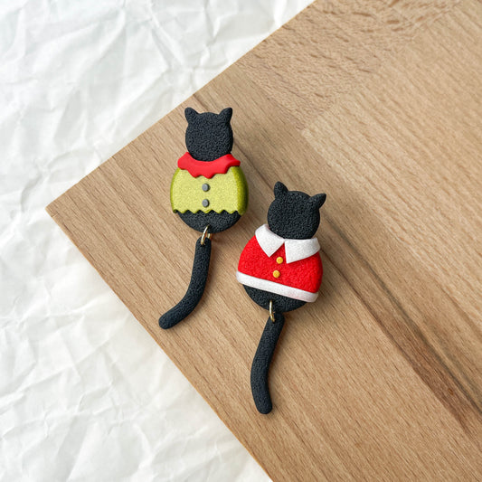 Santa & Elf Cat Studs