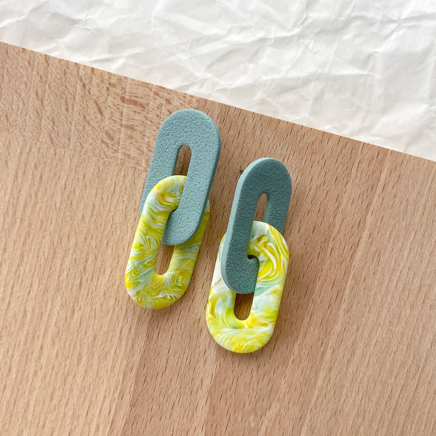 Infinity Links | teal marble