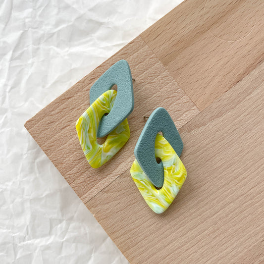 Helix Links | teal marble