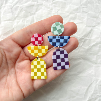 Bella Checker Dangles