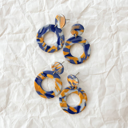 Opal Swirl Dangles