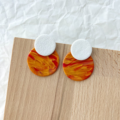 Halo Gold Swirl Studs