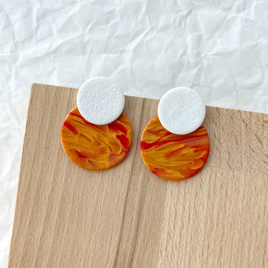 Halo Gold Swirl Studs