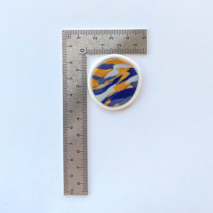 Bezel Swirl Studs