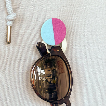 Colorblock Eyeglass Holder Pin