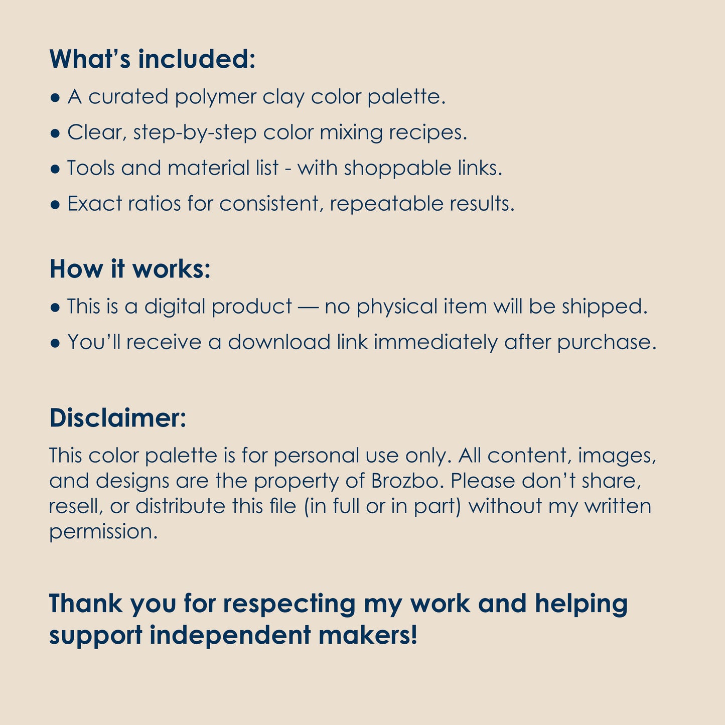 No.4 Color palette + Recipes