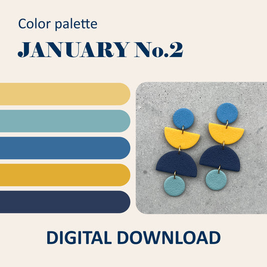 January No.2 | Color palette + Recipes