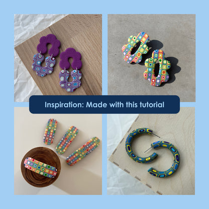 Funky Retro Cane | Advanced PDF tutorial