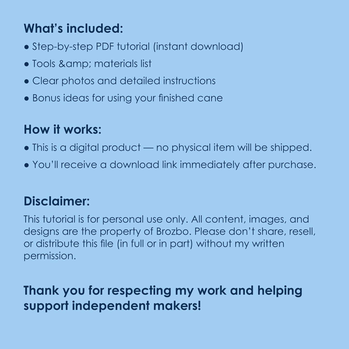 Funky Retro Cane | Advanced PDF tutorial