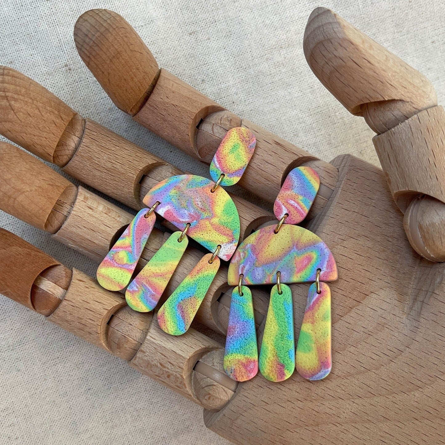 Boho Drops | mokume gane